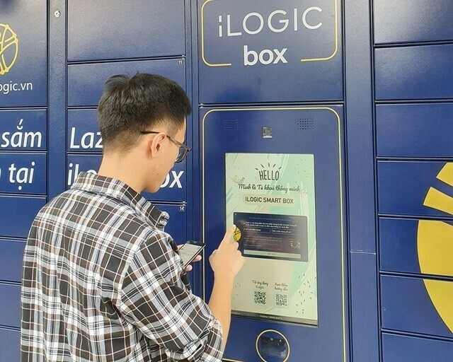 Lazada là sàn thương mại điện tử duy nhất tại Việt Nam hiện tại triển khai dịch vụ nhận hàng tự động qua tủ khóa thông minh. Ảnh: Lazada Việt Nam